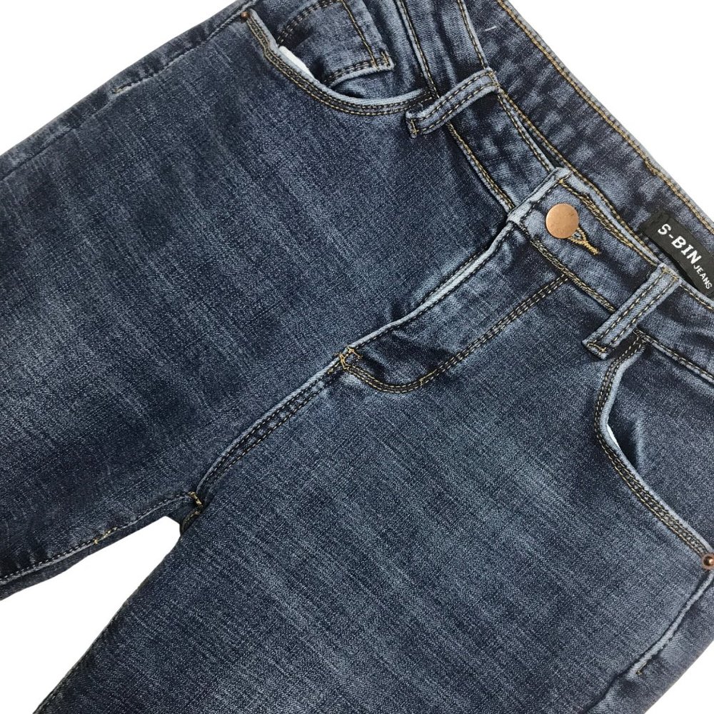 SBIN Fleece Lined High Rise Jeans Size 27 - Picture 8 of 8